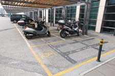 Reserved parking space